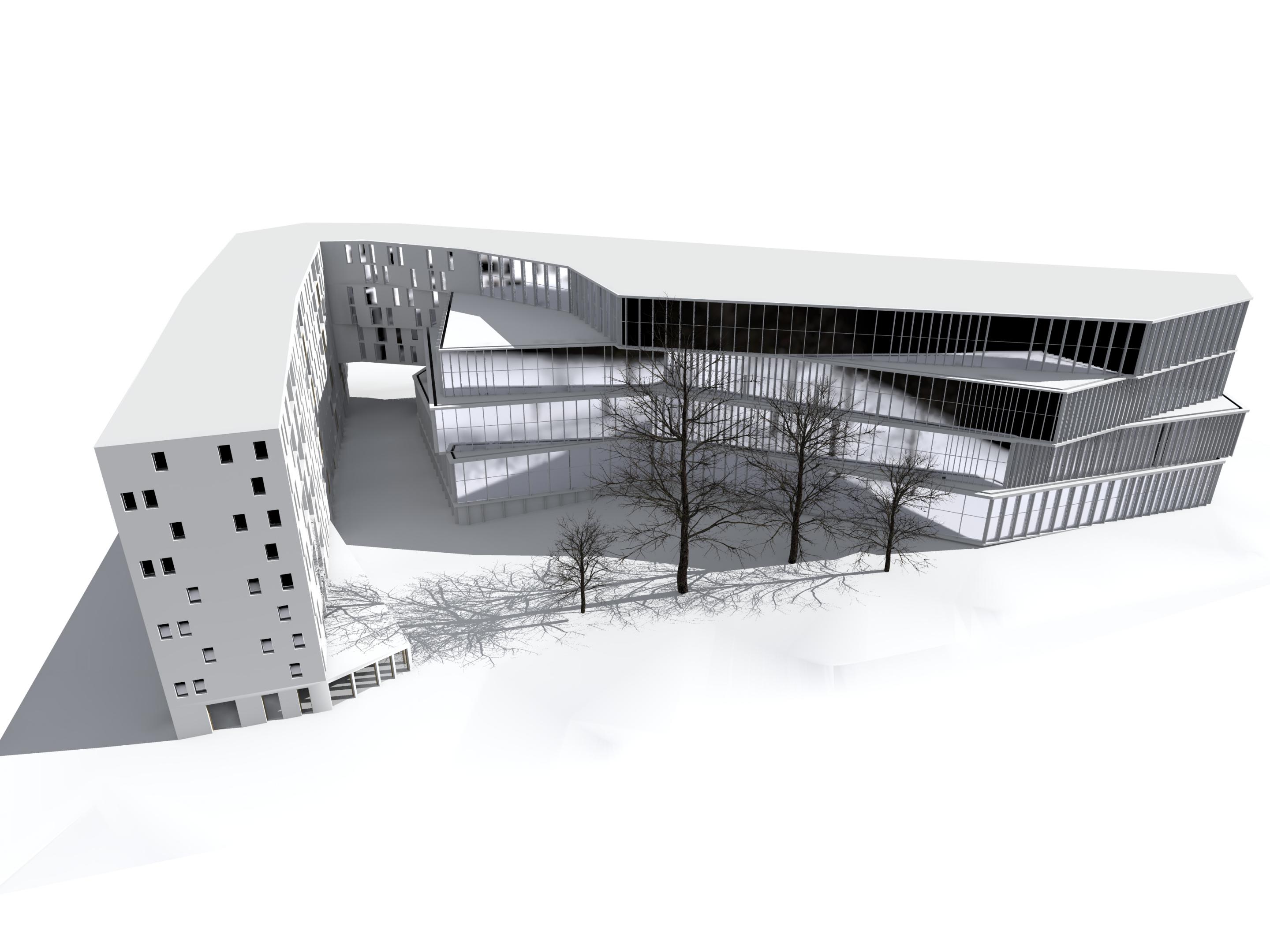 Concours centre culturel et logements Vernier – Genève